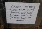 Salford Council Child Removal Awareness Demonstration